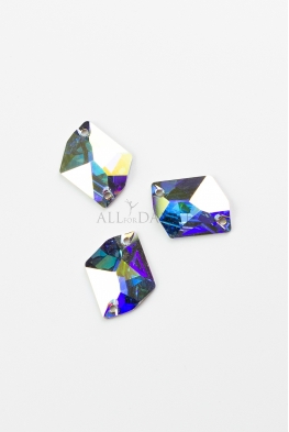 Kamienie przyszywane Swarovski Xirius Crystal AB 3265 26 x 21mm Cosmic Sew-on