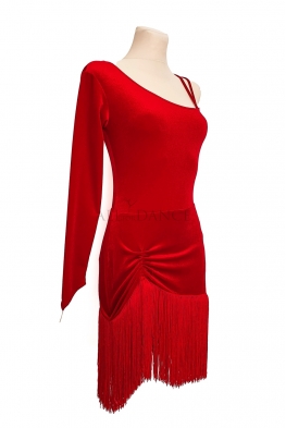 Czerwona sukienka do latino